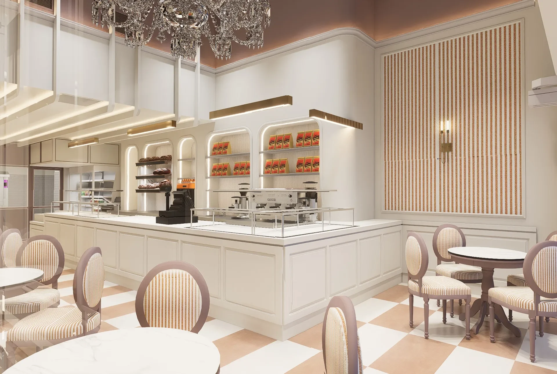 BRIO Coffee Bakery (Retro-Modern Elegance)